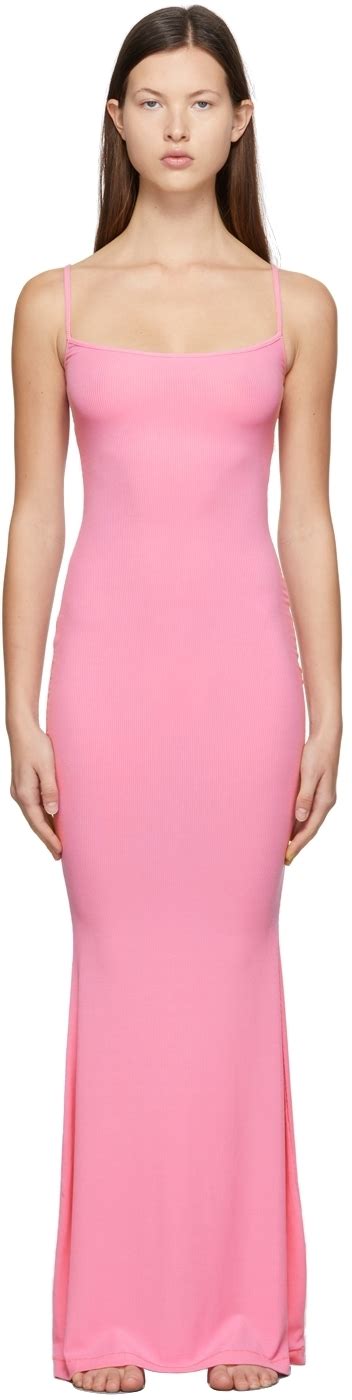 pink fendi skims dress